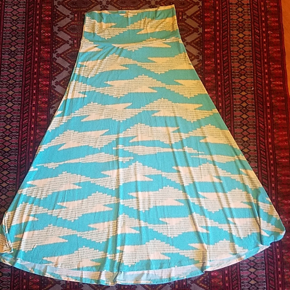Large lularoe maxi skirt